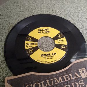 Rare Johnny Ray Miss me just a little 45 rpm record